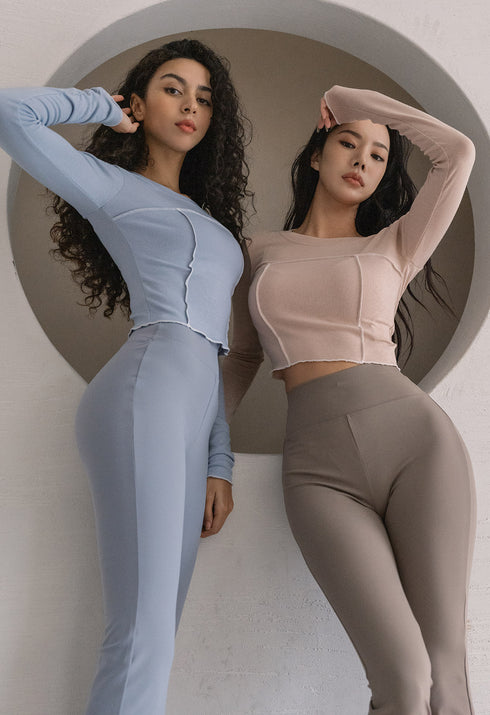 Berry Line Crop Top